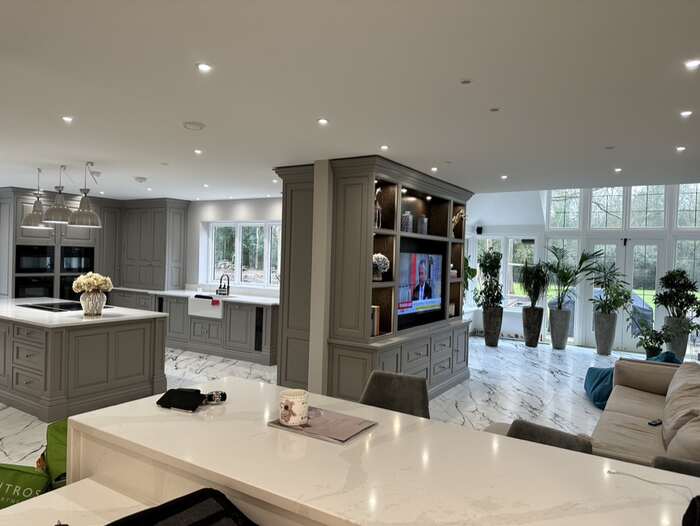 Lighting and shading control, London residence